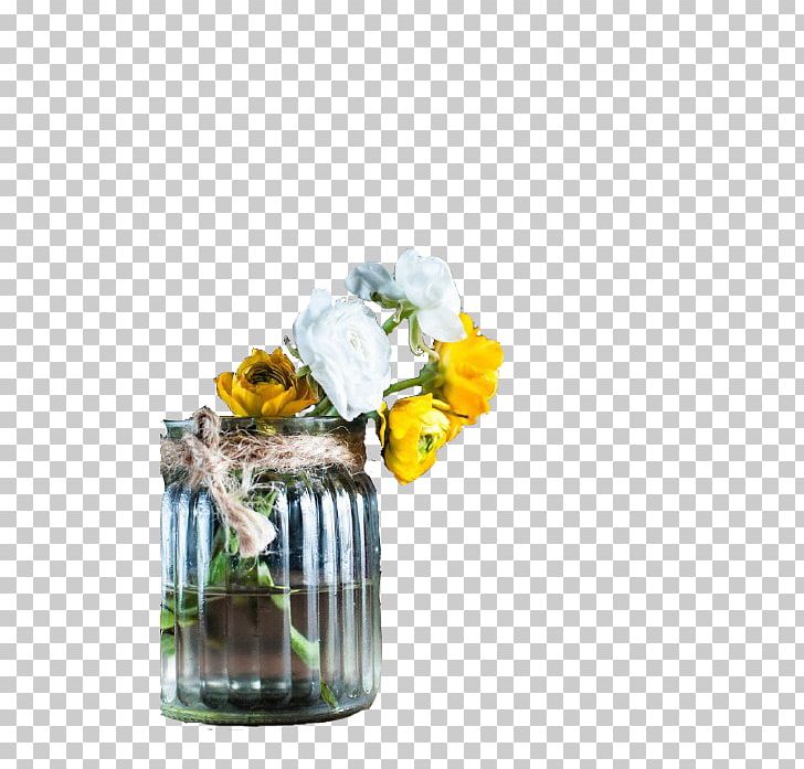 Glass Bottle Vase Floral Design Yellow PNG, Clipart, Bottle, Cut Flowers, Drinkware, Flavor, Floral Design Free PNG Download