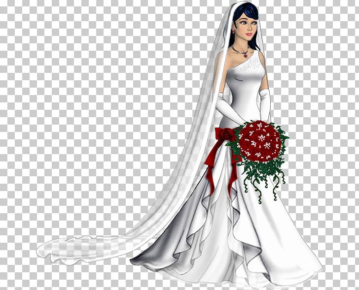 Bride Wedding Dress Marinette PNG, Clipart, Fashion, Flower, Girl, Miraculous Ladybug, Nightgown Free PNG Download