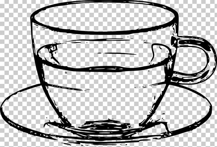 Saucer Coffee Cup Teacup PNG, Clipart, Artwork, Black And White, Circle, Coffee Cup, Cookware And Bakeware Free PNG Download