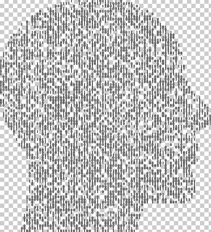 Human Head Concrete Poetry Skull Thought PNG, Clipart, Angle, Area, Binary Number, Black And White, Brain Free PNG Download