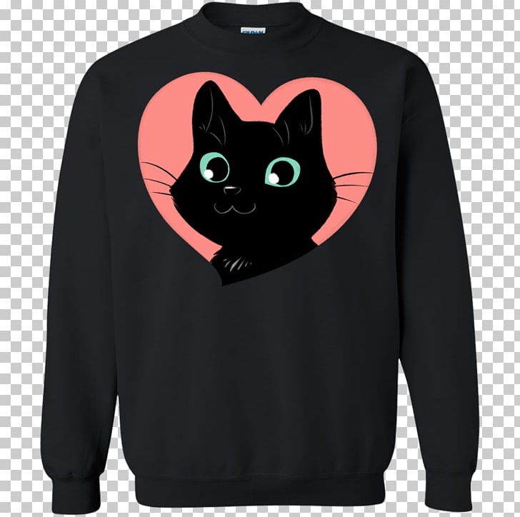 T-shirt Hoodie Sleeve Clothing PNG, Clipart, Black, Black Cat, Bluza, Carnivoran, Cat Free PNG Download