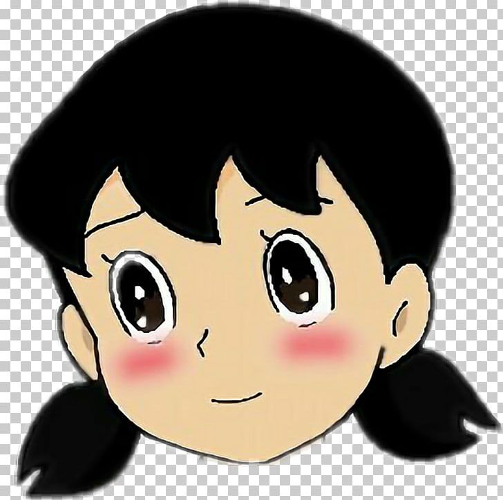 Shizuka Minamoto Doraemon Nobita Nobi Sticker PNG, Clipart, Black Hair, Boy, Cartoon, Cheek, Child Free PNG Download