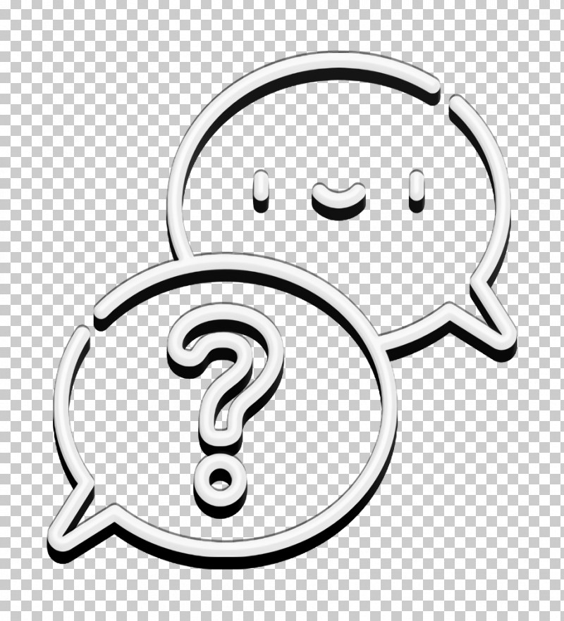 Question Icon Logistic Icon Faq Icon PNG, Clipart, Black, Black And White, Chemical Symbol, Emoticon, Faq Icon Free PNG Download