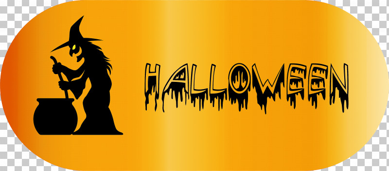 Happy Halloween PNG, Clipart, Happy Halloween, Logo, Meter, Pumpkin, Yellow Free PNG Download