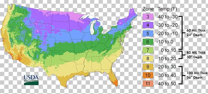 United States Of America Hardiness Zone Map United States Department Of Agriculture PNG, Clipart, Agriculture, Area, Ecoregion, Garden, Gardening Free PNG Download