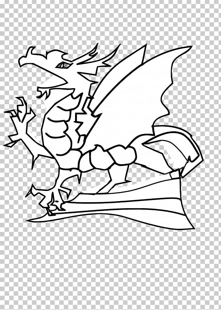 Dragon Black And White PNG, Clipart, Angle, Animals, Area, Art, Bearded Dragon Free PNG Download