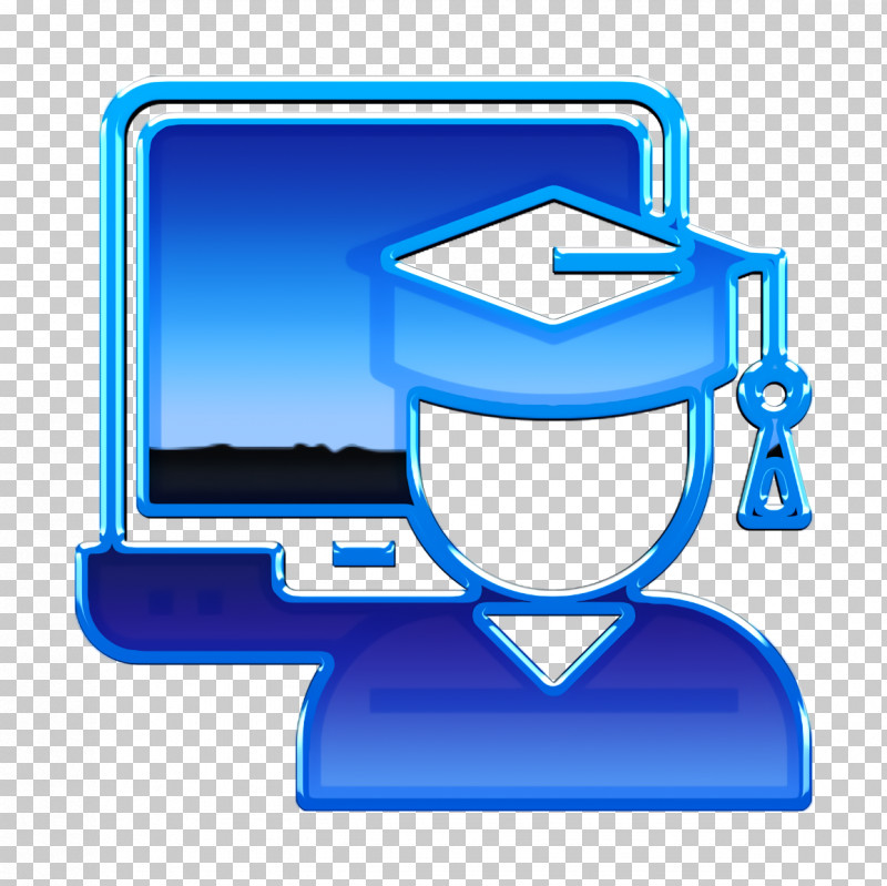 Book And Learning Icon Graduate Icon Laptop Icon PNG, Clipart, Book And Learning Icon, Computer Icon, Computer Monitor Accessory, Electric Blue, Graduate Icon Free PNG Download