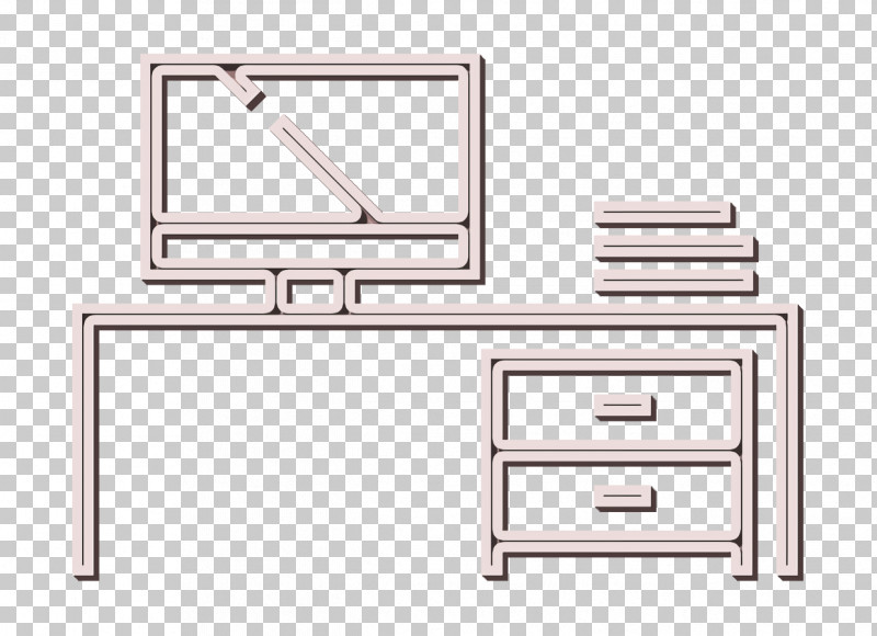 Desk Icon Office Space Icon Office Line Icon PNG, Clipart, Desk Icon, Furniture, Geometry, Line, Mathematics Free PNG Download