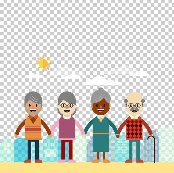 Old Age International Day For Older Persons Aged Care Grandparent PNG, Clipart, Aged, Cartoon, Child, City, Clip Art Free PNG Download