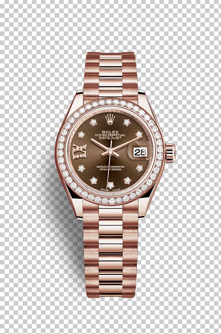 Rolex Datejust Watch Rolex Lady-Datejust Jewellery PNG, Clipart, Brand, Brown, Chronometer Watch, Cosc, Diamond Free PNG Download