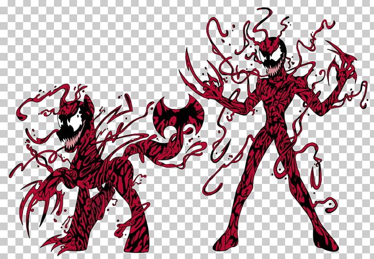 spiderman vs carnage drawings