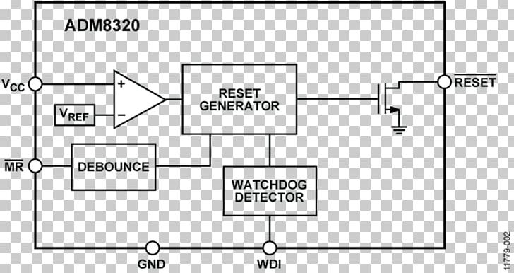 Watchdog Timer Datasheet Electronic Circuit Electric Potential Difference Electrical Network PNG, Clipart, Angle, Black And White, Brand, Circuit Diagram, Counter Free PNG Download