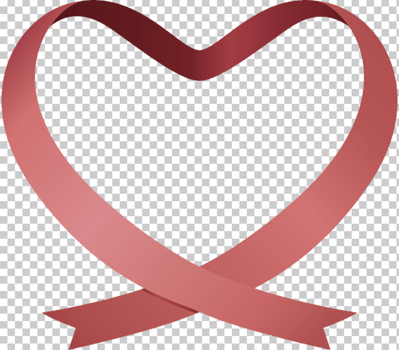 Pink Red Heart Ribbon Love PNG, Clipart, Heart, Love, Pink, Red, Ribbon Free PNG Download