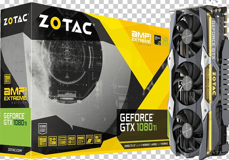 Graphics Cards & Video Adapters NVIDIA GeForce GTX 1080 Ti ZOTAC 英伟达精视GTX PNG, Clipart, Benchmark, Brand, Computer, Computer Hardware, Conventional Pci Free PNG Download