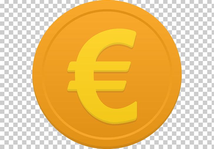Symbol Trademark Yellow Orange PNG, Clipart, 1 Euro Coin, Application, Circle, Coin, Computer Icons Free PNG Download