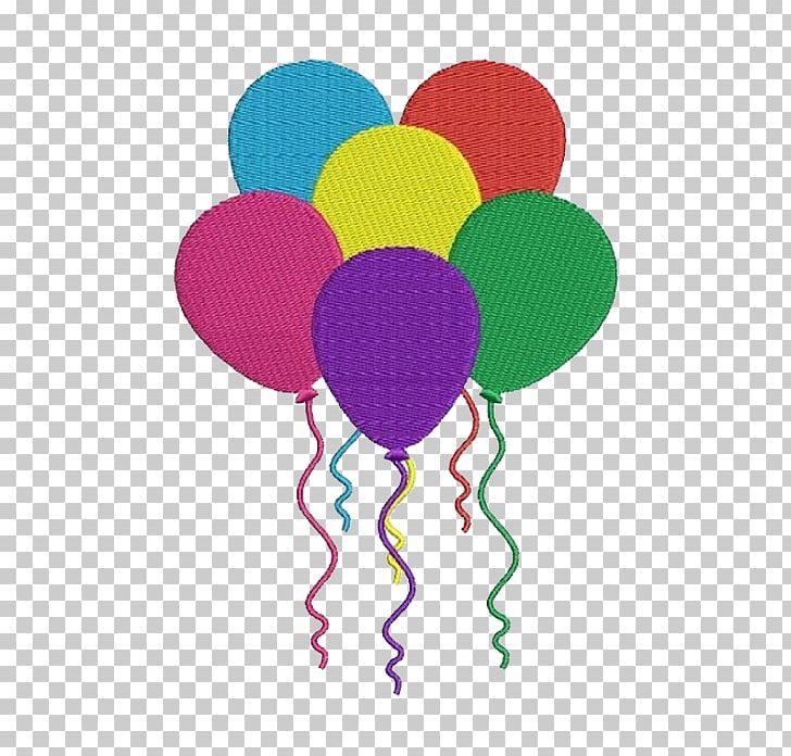 Balloon Embroidery Designs Machine Embroidery Appliqué PNG, Clipart, Applique, Asilo Nido, Balloon, Birthday, Clothing Rack Free PNG Download