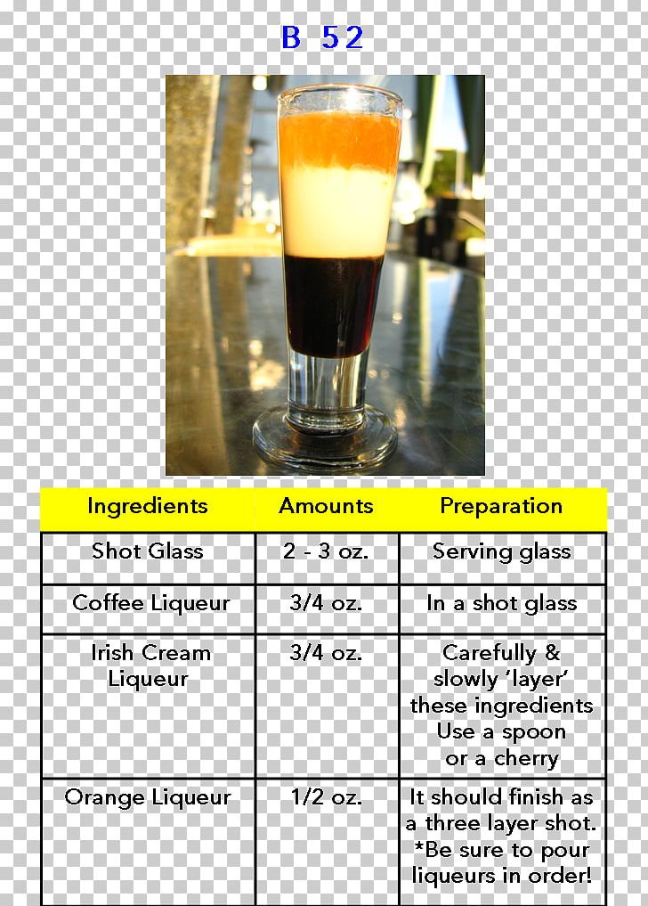 B-52 Beer Bomb Shot Cocktail Kahlúa PNG, Clipart, Alcoholic Drink, B 52, B52, Beer, Black Russian Free PNG Download