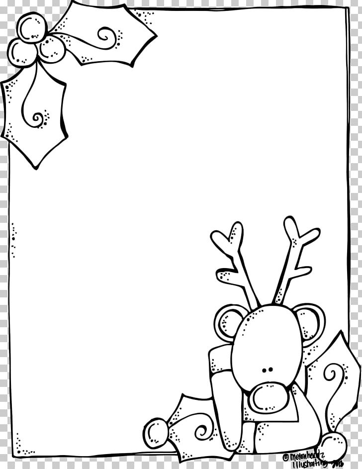 Coloring Book Santa Claus Rudolph Christmas Card PNG, Clipart, Art, Black, Cartoon, Child, Christmas Card Free PNG Download