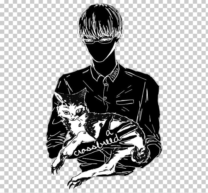 A Crossbreed Tokyo Ghoul Male Eye PNG, Clipart, Art, Black And White, Cartoon, Character, Crossbreed Free PNG Download