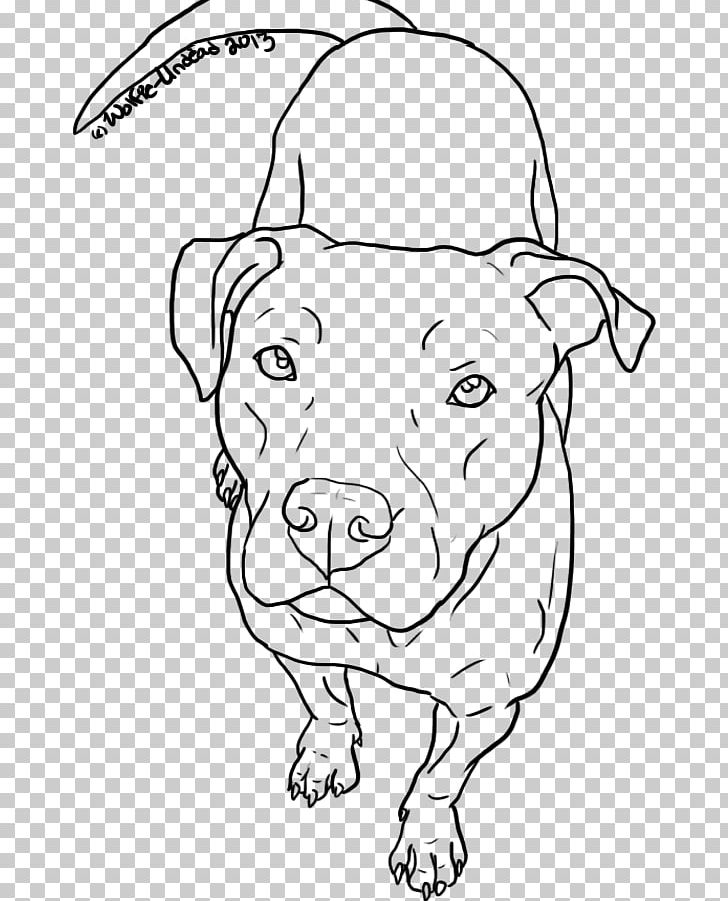 American Pit Bull Terrier Drawing Line Art PNG, Clipart, Area, Art, Black, Black And White, Carnivoran Free PNG Download