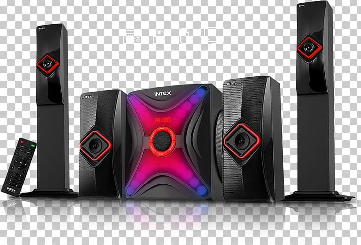 Home Theater Systems Loudspeaker Intex Smart World Audio Sound PNG, Clipart, 51 Surround Sound, Bluetooth, Brand, Computer Speaker, Computer Speakers Free PNG Download
