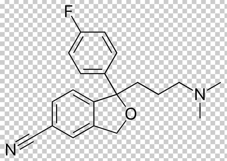 PK-11195 Impurity Citalopram Chemical Compound Chemistry PNG, Clipart, Angle, Area, Black And White, Chemical Compound, Chemical Substance Free PNG Download