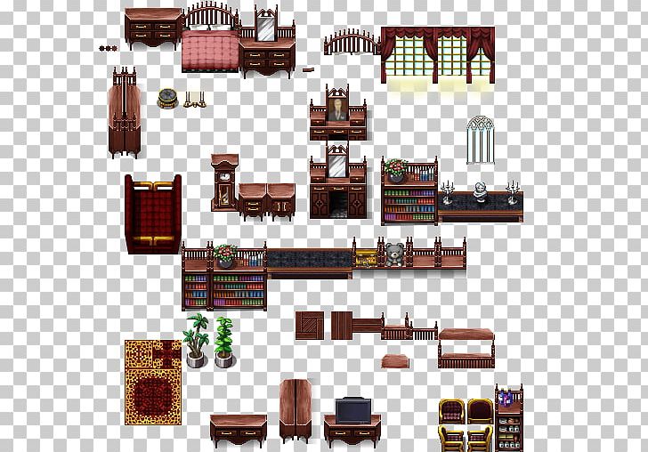 RPG Maker VX Tile-based Video Game Pixel Art Furniture PNG, Clipart, 2d Computer Graphics, Art, City, Electronic Component, Fantasy Free PNG Download