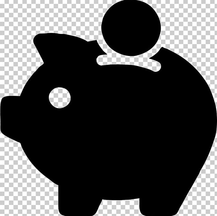 Piggy Bank Graphics Computer Icons PNG, Clipart, Bank, Black, Black And White, Carnivoran, Cat Free PNG Download