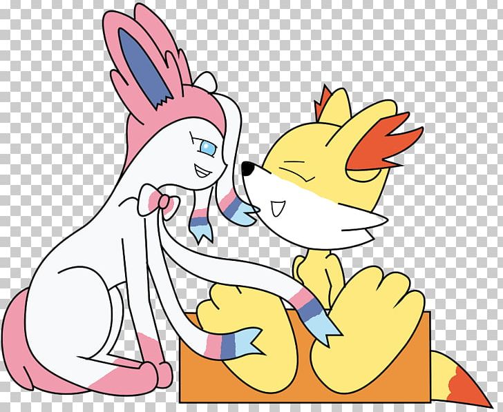 Tickling Pokémon Sylveon Fennekin Lugia PNG, Clipart, Area, Art, Artwork, Beak, Cartoon Free PNG Download