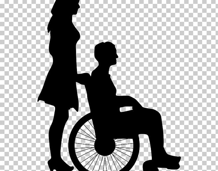 Wheelchair Silhouette Disability PNG, Clipart, Air Medical Services, Arm, Artwork, Black, Black And White Free PNG Download