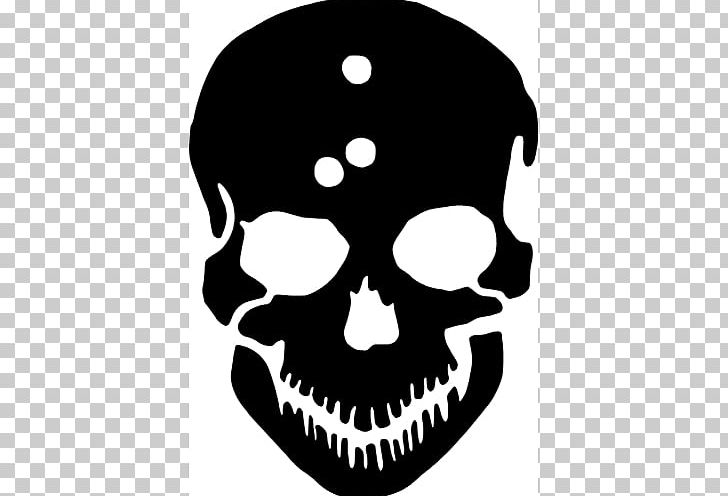 Wall Decal Skull Sticker Die Cutting PNG, Clipart, Black And White, Bone, Bullet, Bullet Holes, Bumper Sticker Free PNG Download