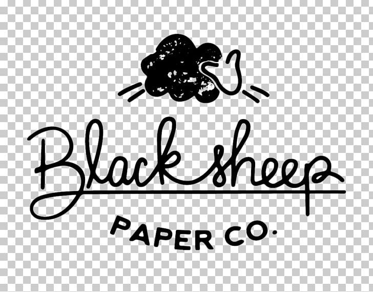 Black Sheep Paper Logo PNG, Clipart, Animals, Area, Black, Black And White, Black Sheep Free PNG Download