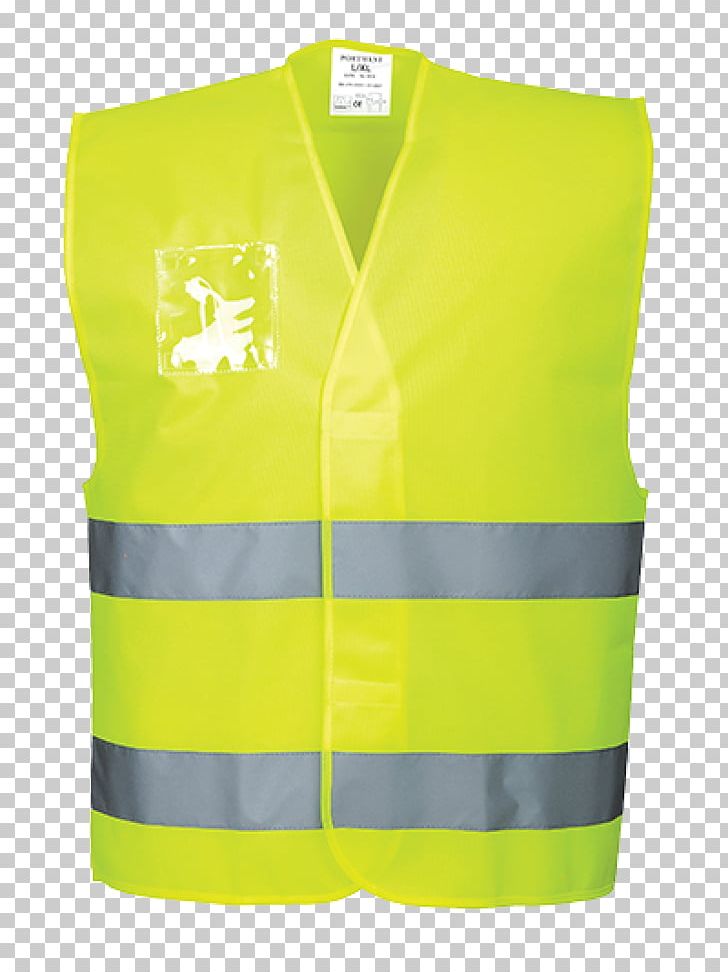 High-visibility Clothing Portwest Gilets Workwear Waistcoat PNG, Clipart, Active Tank, Armilla Reflectora, Clothing, Gilets, Green Free PNG Download