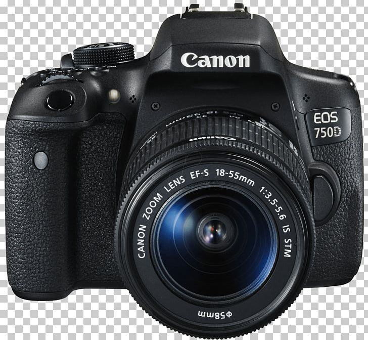 Canon EOS 750D Camera Digital SLR Canon EF-S 18–55mm Lens PNG, Clipart, Camera, Camera Accessory, Camera Lens, Cameras Optics, Canon Free PNG Download