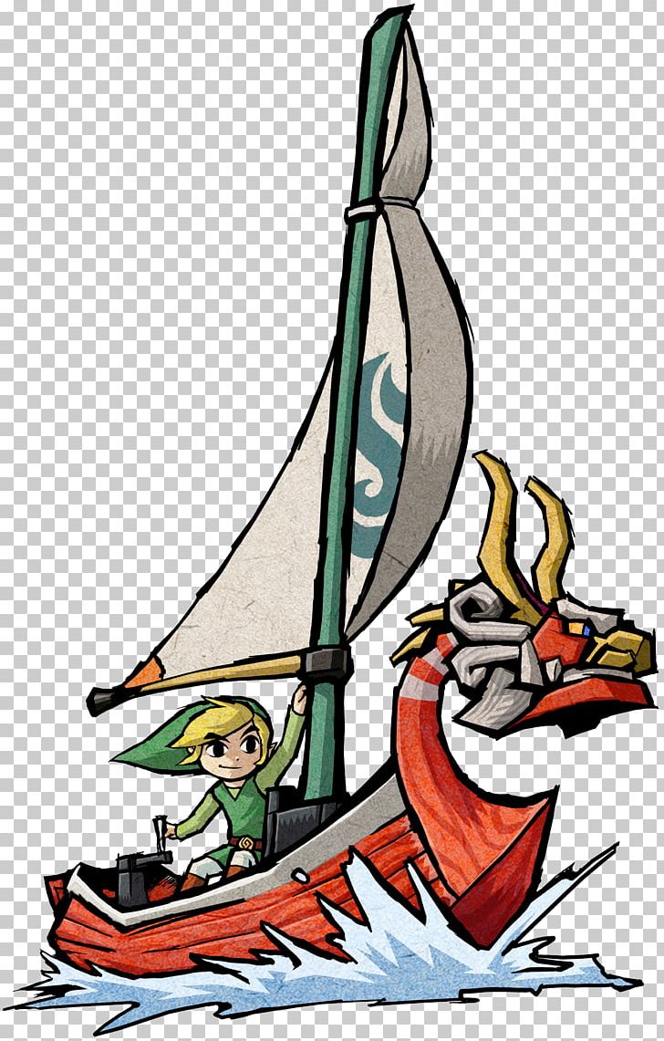 The Legend Of Zelda: The Wind Waker HD The Legend Of Zelda: Majora's Mask Link Ganon PNG, Clipart, Art, Artwork, Beak, Boat, Boating Free PNG Download