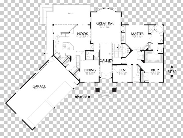 House Plan Ranch-style House Design PNG, Clipart, Angle, Architecture, Area, Arts And Crafts Movement, Bedroom Free PNG Download