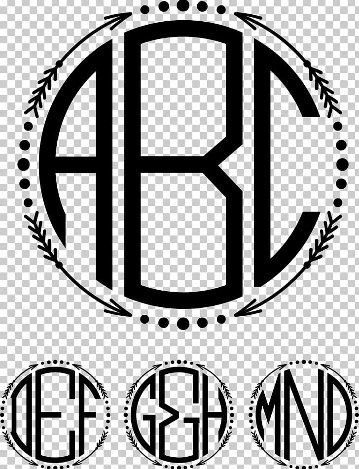 Gift Horse Monogram Decal Initial Font PNG, Clipart, Area, Black And White, Brand, Circle, Coreldraw Free PNG Download