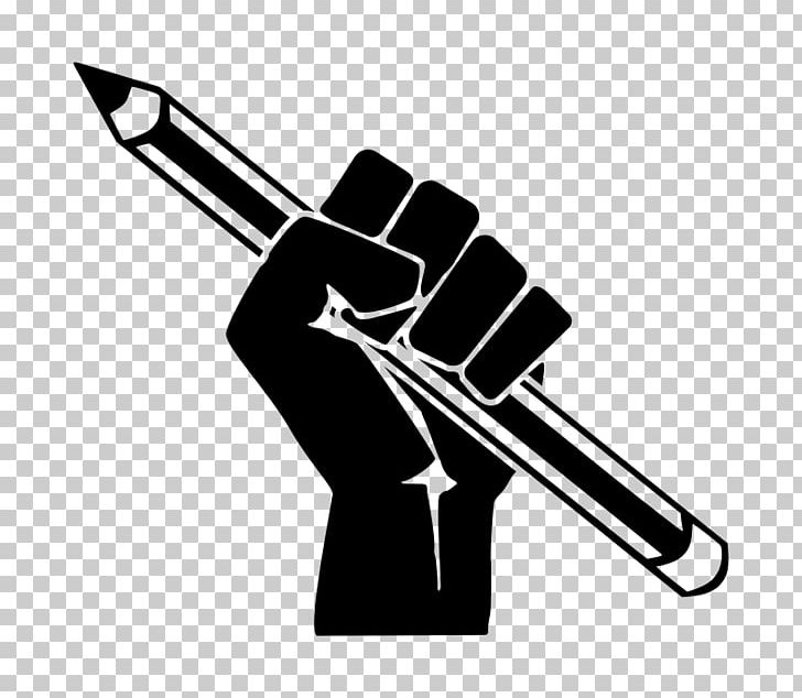 Raised Fist Pencil PNG, Clipart, Black And White, Computer Icons, Fist, Line, Monochrome Free PNG Download