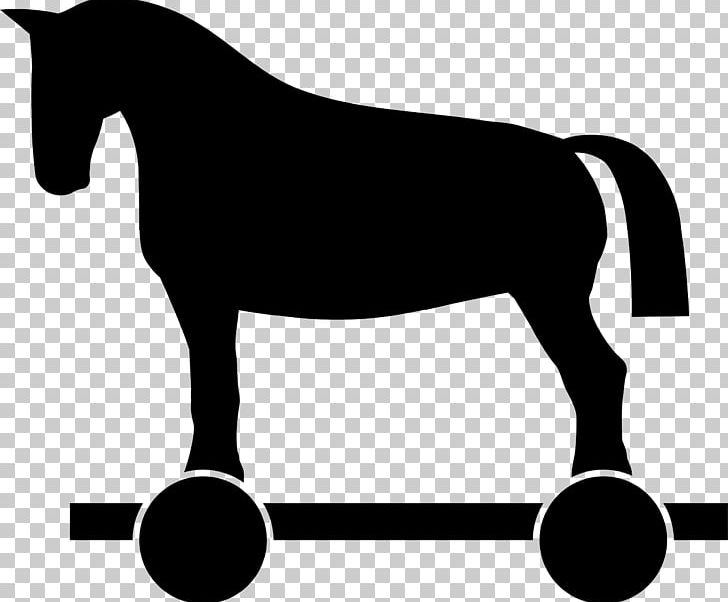 Trojan Horse PNG, Clipart, Black, Black And White, Bridle, Computer Icons, Computer Virus Free PNG Download