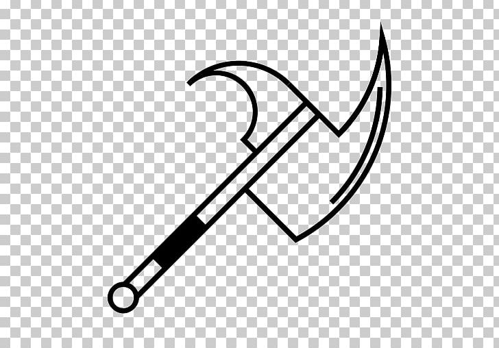 Axe Hammer Computer Icons Weapon PNG, Clipart, Angle, Area, Axe, Black And White, Claw Hammer Free PNG Download
