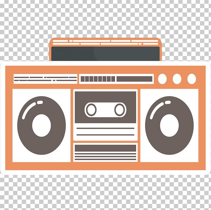 Boombox Graphic Design Radio PNG, Clipart, Area, Brand, Compact Cassette, Download, Electronics Free PNG Download
