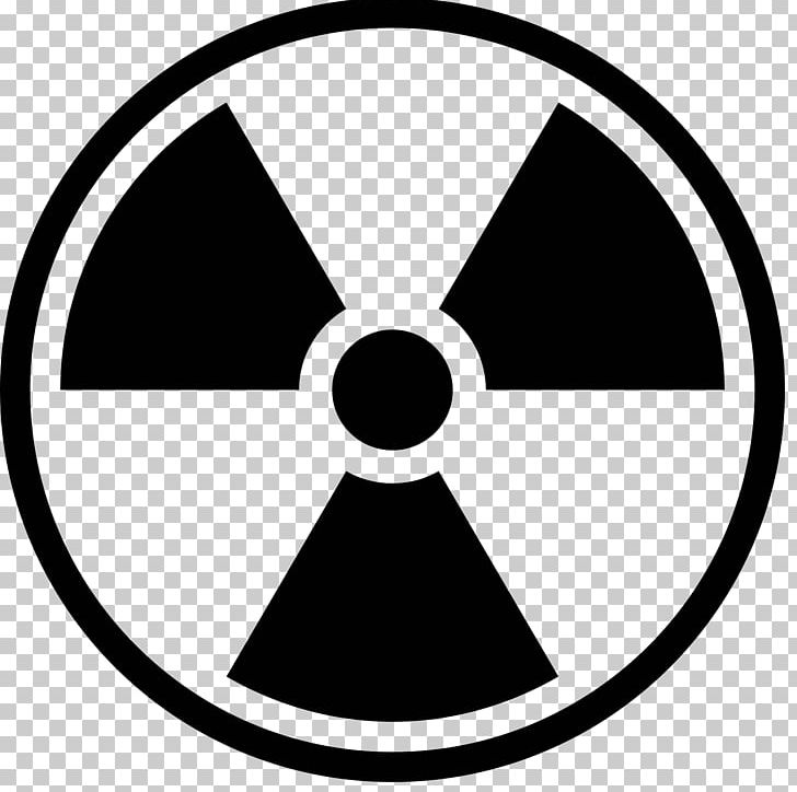 Computer Icons Radioactive Decay Symbol PNG, Clipart, Area, Black, Black And White, Brand, Circle Free PNG Download