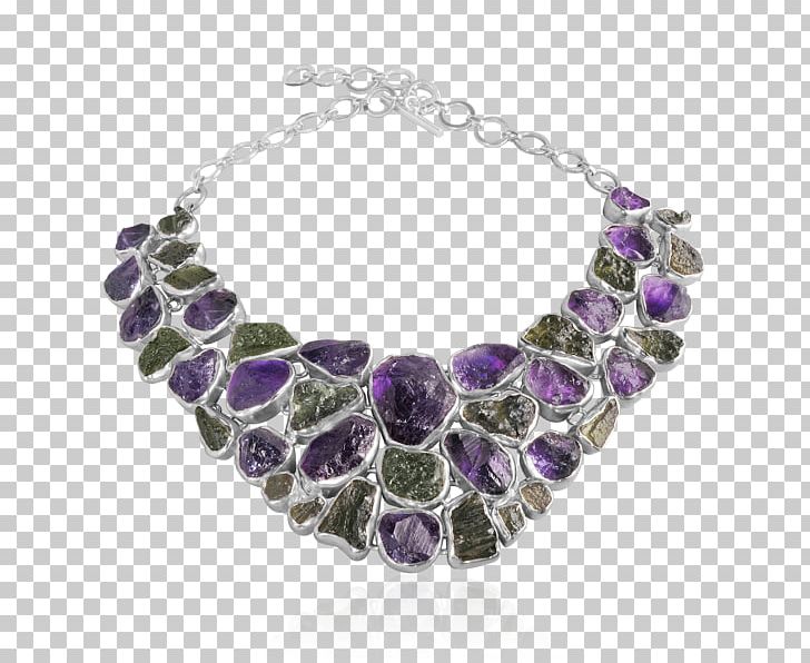 Amethyst Necklace Gemstone Jewellery Moldavite PNG, Clipart, Amethyst, Bracelet, Chain, Charms Pendants, Fashion Free PNG Download