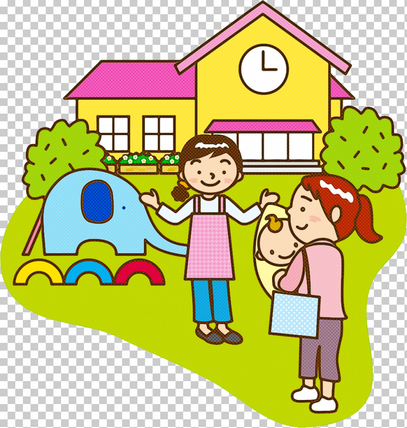 Playground Cartoon Recreation Playhouse Happiness PNG, Clipart, Behavior, Cartoon, Happiness, Human, Line Free PNG Download