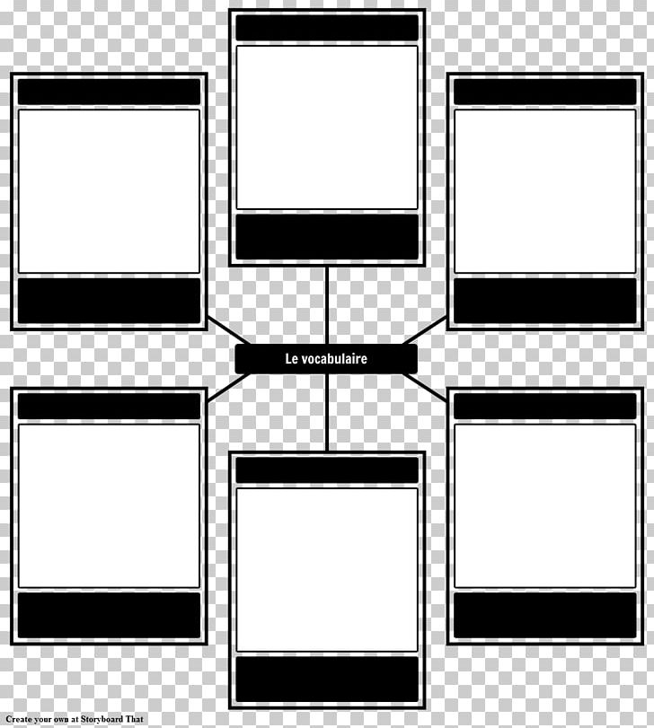 Graphic Organizer Template Vocabulary Storyboard PNG, Clipart, Angle, Area, Black And White, Chart, Diagram Free PNG Download