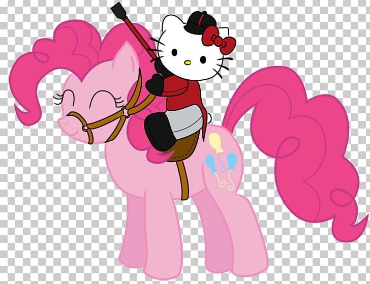 My Little Pony Hello Kitty Pinkie Pie Horse PNG, Clipart, Animals, Art, Cartoon, Cat Like Mammal, Deviantart Free PNG Download