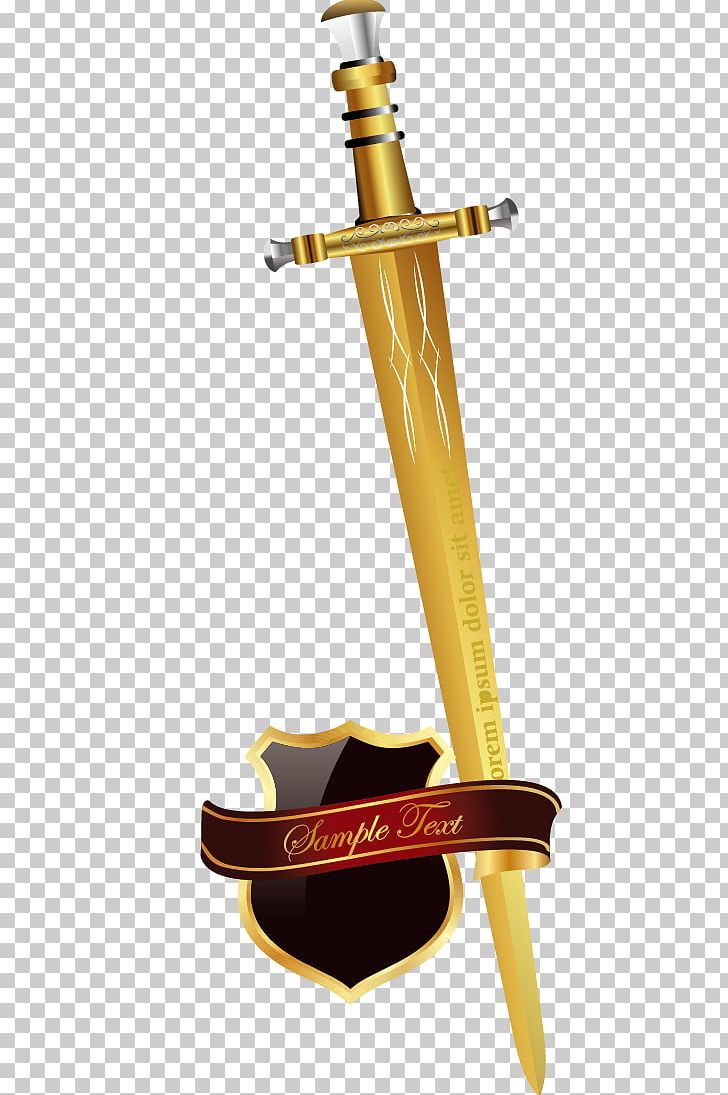 Sword Euclidean PNG, Clipart, Adobe Illustrator, Badge, Cold Weapon, Computer Graphics, Encapsulated Postscript Free PNG Download