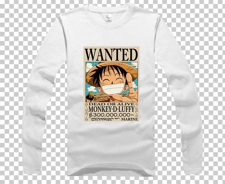 Monkey D. Luffy One Piece Roronoa Zoro Wanted Poster Nami PNG, Clipart, Anime, Brand, Clothing, Gol D Roger, Hoodie Free PNG Download