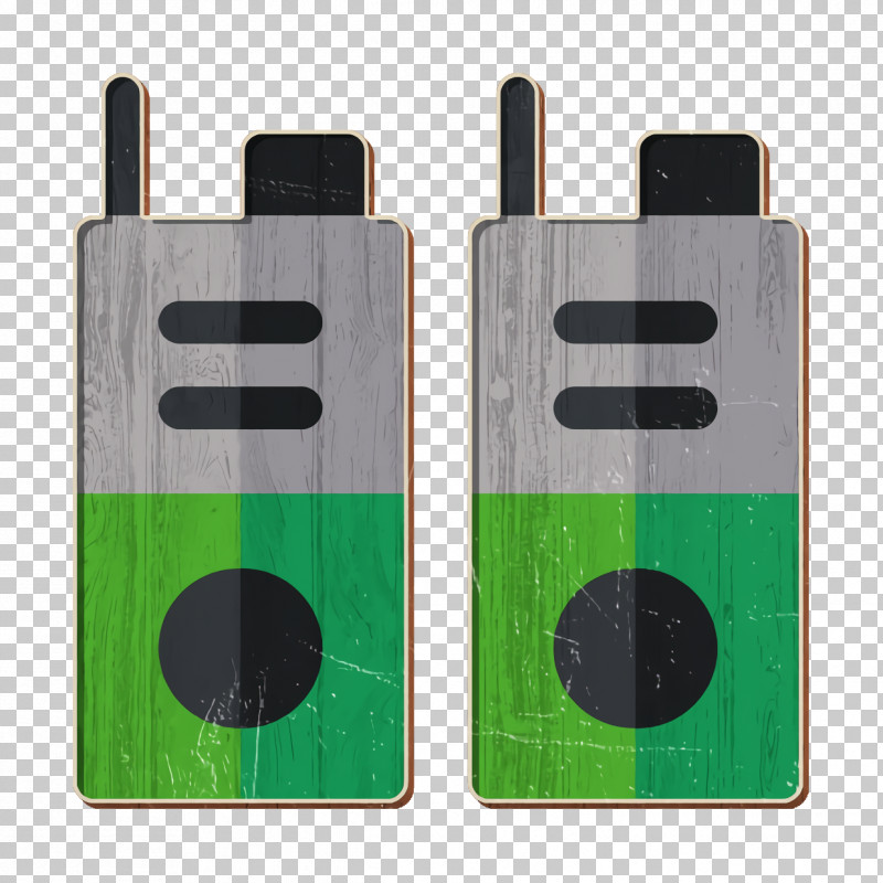 Walkie Talkie Icon Frequency Icon Summer Camp Icon PNG, Clipart, Frequency Icon, Green, Summer Camp Icon, Technology, Walkie Talkie Icon Free PNG Download