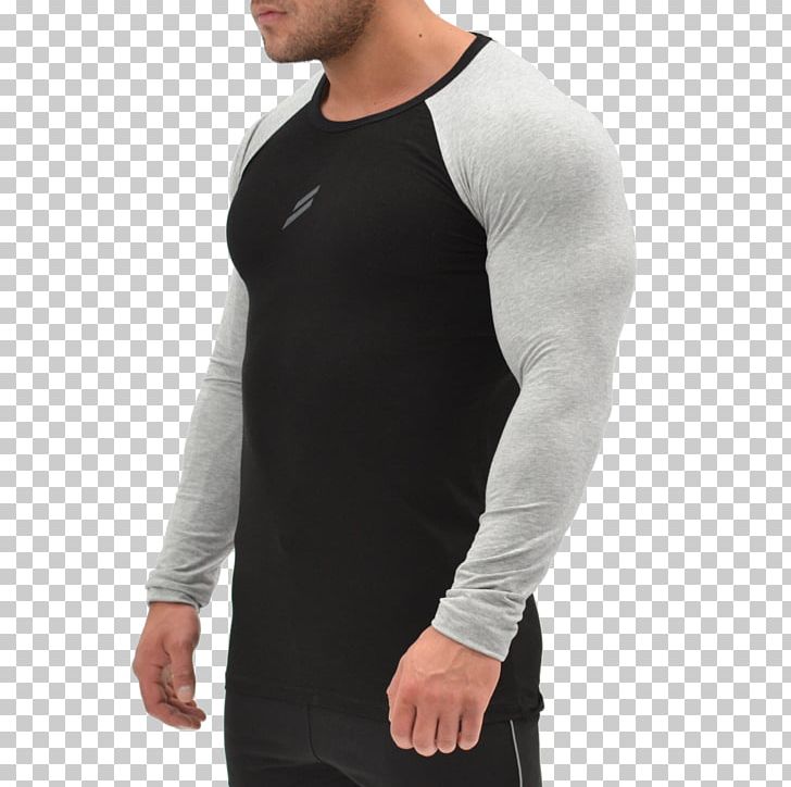 Long-sleeved T-shirt Long-sleeved T-shirt Clothing Raglan Sleeve PNG, Clipart, Active Undergarment, Arm, Black, Bodybuilding, Clothing Free PNG Download